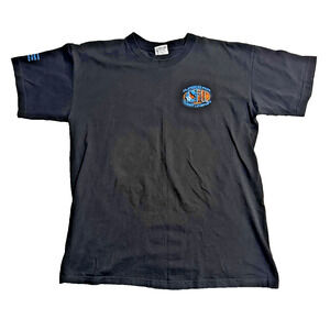 Bayside XL Black T-Shirt N’Suit for Climbing For Lost Linen Graphic USA Made